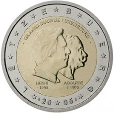 Luxembourg 2 Euro UNC Henri and Philippe 2006