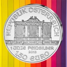 Austria- WEINER PHILHARMONIKER SILVER COIN 1,50 Euro  1 Troy ounce 2013