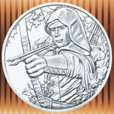 Austria 1 ounce Silver 1,50 Euro Robin Hood 2019.825th anniversary of the first Vienna Mint. Mintage 83000 pieces