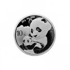 China 1 ounce zilver 10 Yuan Panda 2019. Staat: Beoordeling PSGS MS70 First Strick.