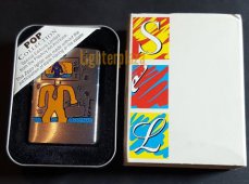 Zippo Keith Haring TV MAN 1999 Playboy Pop Collection ollection