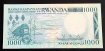 RWANDA 1000 Francs 1988 - P-21 AU/UNC