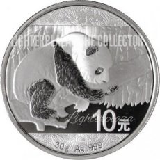 China 10 Yuan 1 oz zilver Panda 2016