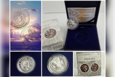Spanje - Numismatische juwelen - 10 euro zilveren Drachme 2008.