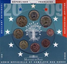 France (BU) Official Coin Set 2009