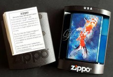 Zippo lighter Orange Fish - Sapphire -